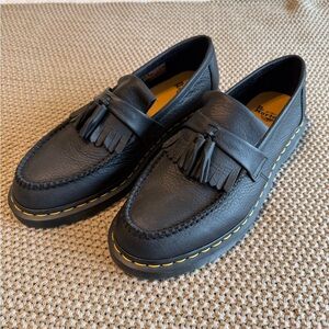 Dr. Martens Black Adrian tassel loafer Ambassador leather